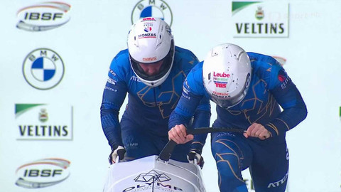 MS v bobech a skeletonu 2024 Německo - 4. kolo závodu dvojbobů mužů