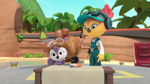 Top Wing: Ptačí kadeti - Létající Banánoví bandité / Penniny ledové hrátky