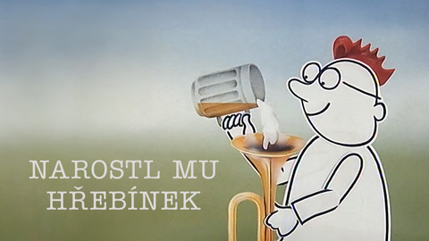 Narostl mu hřebínek