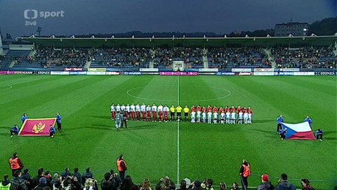 Fotbal - Česko - Černá Hora