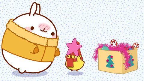 Molang - Vánoční strom