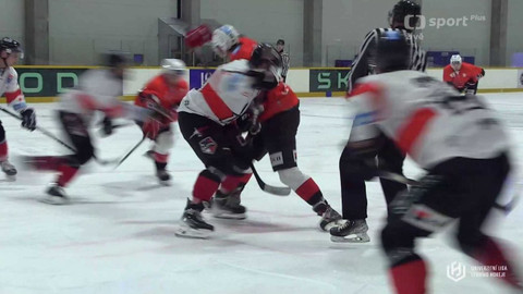 Univerzitní liga ledního hokeje - UK Kings Prague - Riders Univerzita Pardubice