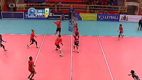 Liga mistrů ve volejbalu - Budvanska Rivijera Budva - VK Jihostroj České Budějovice