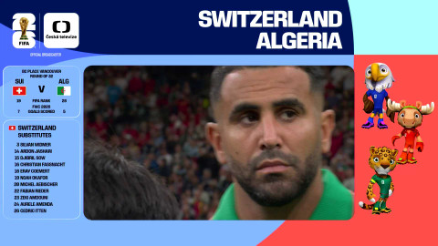 MS ve fotbale mužů 2026 - Švýcarsko - Alžírsko