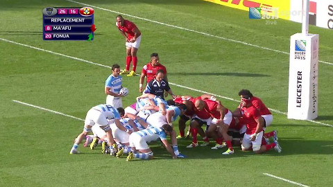 MS v ragby 2015 Anglie - Argentina - Tonga