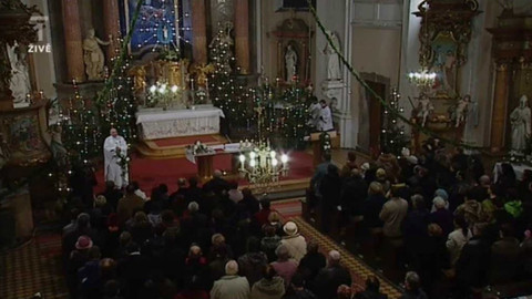 Bohoslužby v České televizi - Půlnoční mše