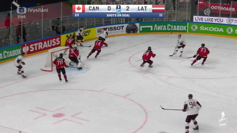 MS v ledním hokeji 2021 Lotyšsko - Kanada - Lotyšsko