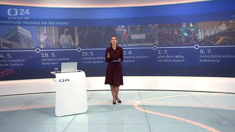 90’ ČT24 - Ohniska nákazy v Česku