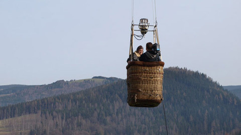Vzduchoplavec Kráčmera - Nad Kraslickem