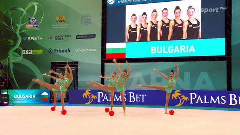 ME v moderní gymnastice 2026 Bulharsko - Finále skupin - skladby s náčiním