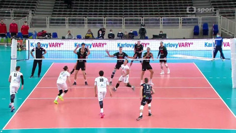 Liga mistrů ve volejbalu - Lokomotiv Novosibirsk - ČEZ Karlovarsko