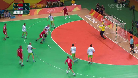 XXXI. letní olympijské hry 2016 Rio de Janeiro - Házená: Dánsko - Slovinsko (muži)