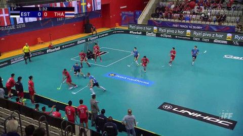 MS ve florbalu 2018 Česko - Estonsko - Thajsko