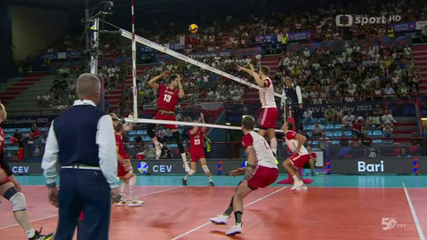 ME ve volejbalu mužů 2023 - Polsko - Belgie