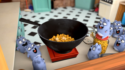 Méďa a lumíci - Popkornový dýchánek