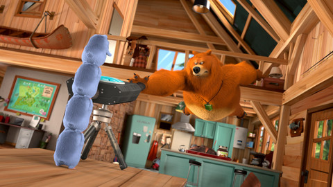 Méďa a lumíci - Medvědí beztíže