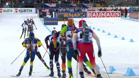 MS v biatlonu 2024 Česko - Závod mužů s hromadným startem
