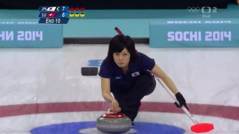 XXII. zimní olympijské hry 2014 Soči - Curling: Dánsko - Korea - ženy