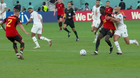 FIFA MS ve fotbale 2022 Katar - Belgie - Maroko