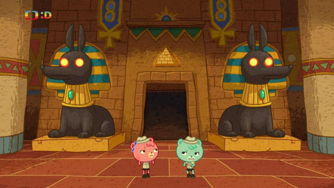 Tish a Tash - V nitru pyramidy