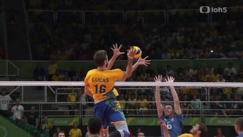 XXXI. letní olympijské hry 2016 Rio de Janeiro - Volejbal: Brazílie - Argentina (muži)