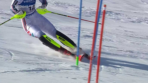 MS v alpském lyžování 2025 Rakousko - 1. kolo slalomu žen