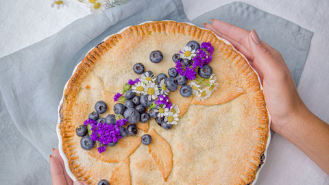 Napečeno - 2/20 Borůvkový koláč s citronovou krustou