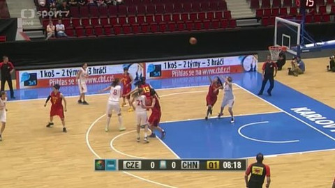 Basketbal - Česko - Čína