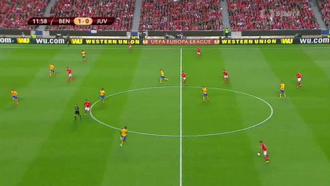 Evropská liga UEFA - Benfica Lisabon - Juventus Turín