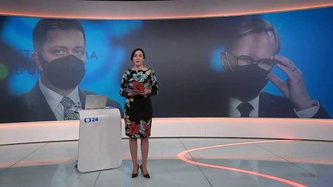 90’ ČT24 - První pracovní den nové vlády