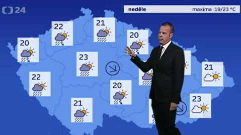 Předpověď počasí - 13. května 2017 17:55