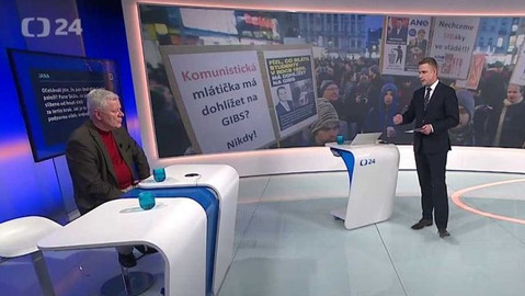 90’ ČT24 - Návrhy na odvolání šéfa komise GIBS Zdeňka Ondráčka