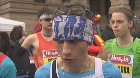 Sportovní běh a chůze - Hervis půlmaratón Praha 2012