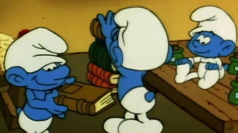 Šmoulové - Šmoulíček se potatil/Dřevorubci a Šmoulové