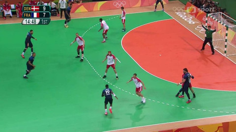 XXXI. letní olympijské hry 2016 Rio de Janeiro - Házená: Dánsko - Francie (muži)