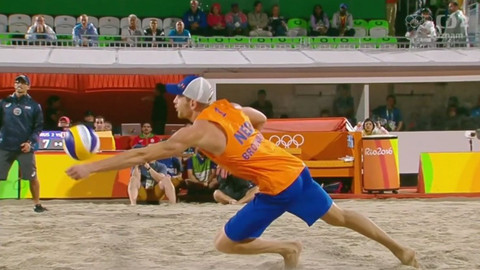 XXXI. letní olympijské hry 2016 Rio de Janeiro - Plážový volejbal: Rusko - Nizozemsko (muži)