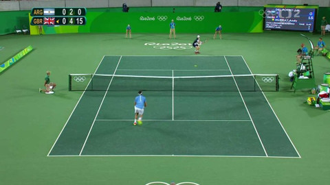 XXXI. letní olympijské hry 2016 Rio de Janeiro - Tenis: Del Potro - Murray