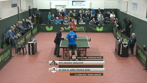 Stolní tenis - DTJ Hradec Králové - SF SKK EL NiŇO Praha EHW