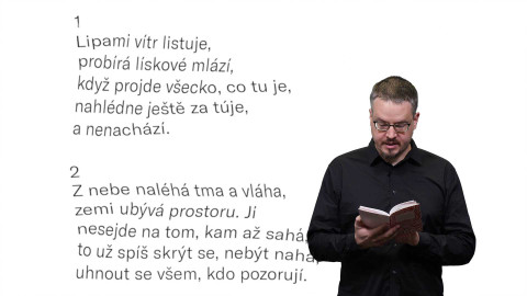 Jedna báseň - Daniel Soukup