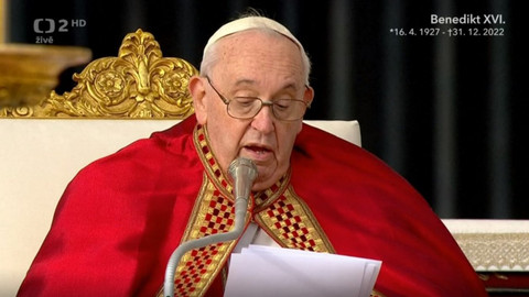 Bohoslužby v České televizi - Pohřeb papeže Benedikta XVI.