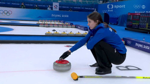 XXIV. zimní olympijské hry 2022 Peking - Curling: Itálie - Norsko