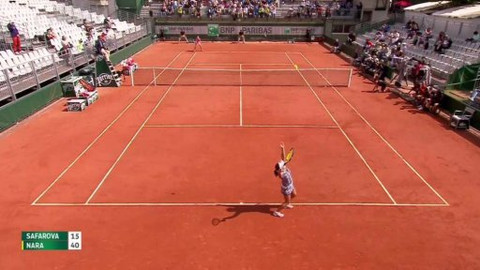French Open 2015 - Lucie Šafářová - Kurumi Naraová