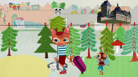 Němčina s Mitzi a Maus - 26/26 Mitzi a Maus jdou na výlet