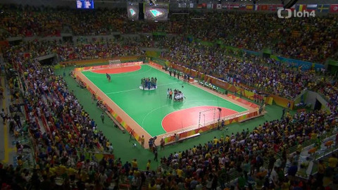 XXXI. letní olympijské hry 2016 Rio de Janeiro - Házená: Brazílie - Francie (muži)