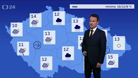 Předpověď počasí - 19. května 2017 17:55