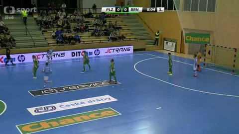 1. Futsal liga - SK Interobal Plzeň - FC Rádio Krokodýl Brno