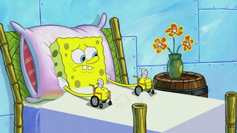 SpongeBob v kalhotách - Práce pro Perlu / Dva palce dolů