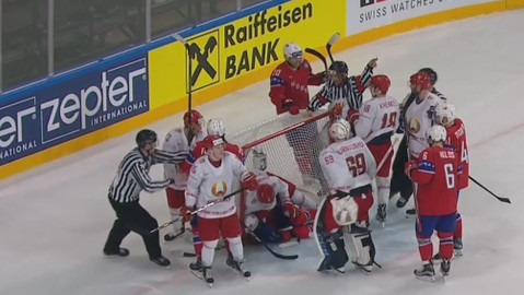 MS v ledním hokeji 2017 Německo a Francie - Bělorusko - Norsko