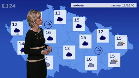 Předpověď počasí - 14. dubna 2017 17:55