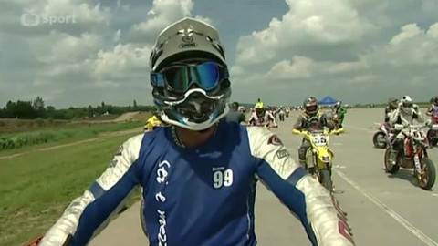 Motocyklové závody - MM ČR Supermoto 2013 Vyškov